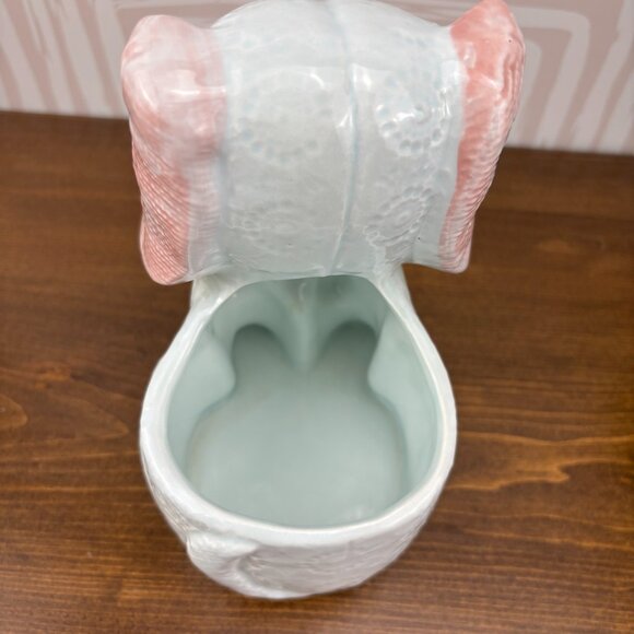 Vintage Relpo Dog Planter Ceramic Puppy Vase Kitsch Nursery Decor for Dog Lovers - Picture 9 of 16